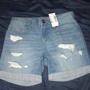 Girls jean shorts
